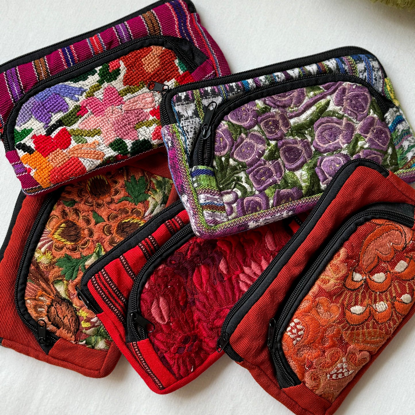 Mita Embroidered Pouches