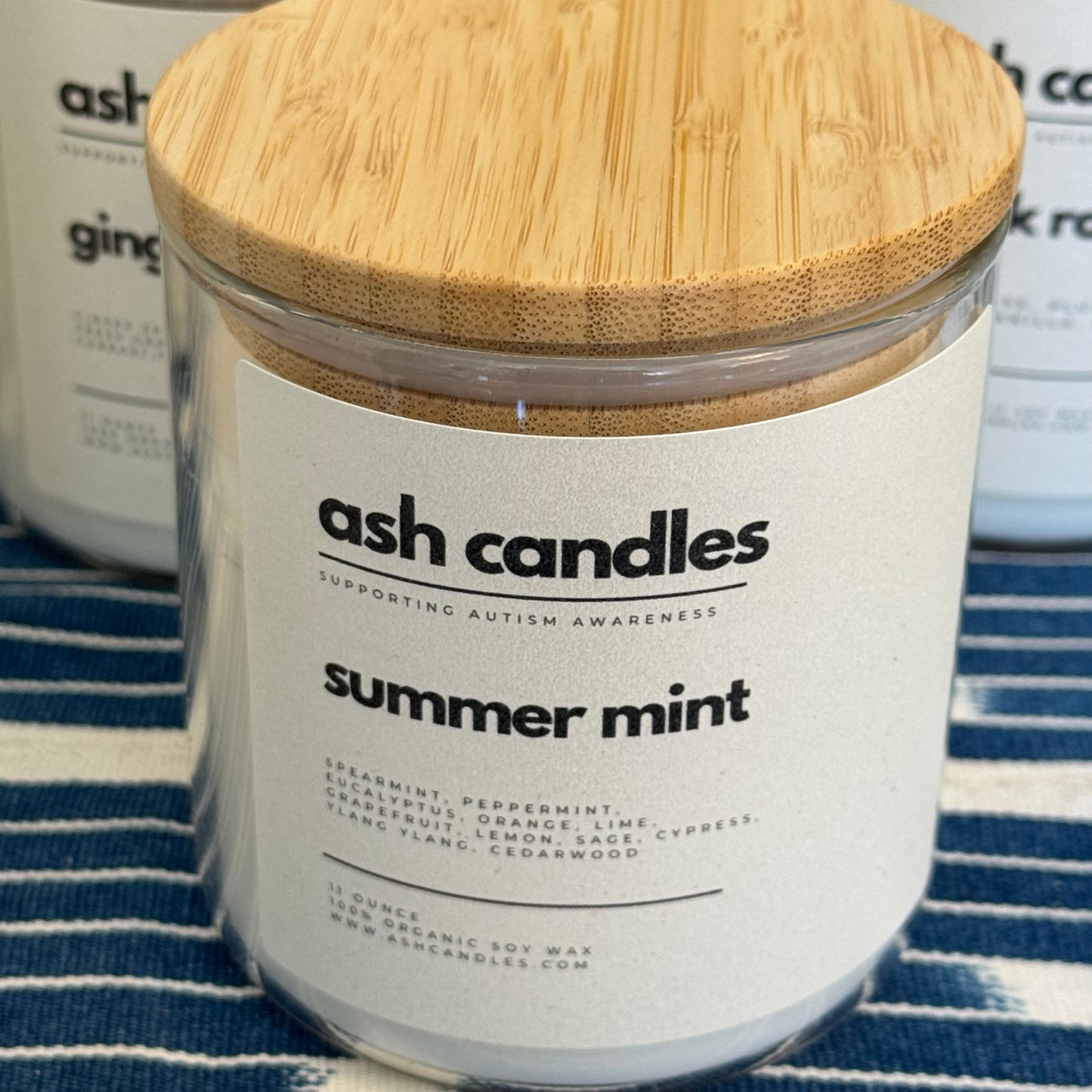 Organic Soy Ash Candles