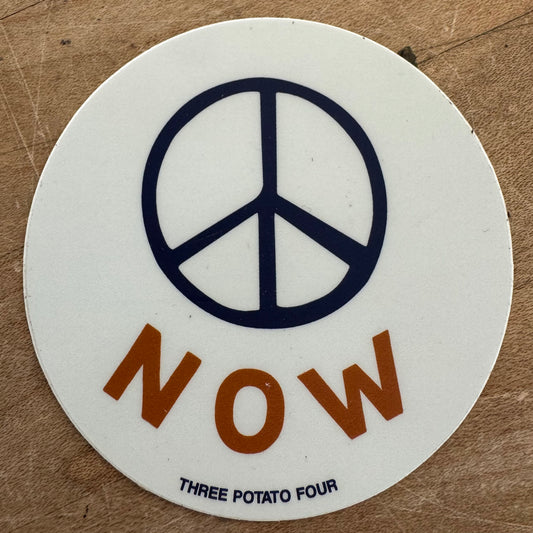PEACE NOW Sticker