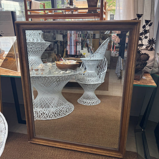 Jerry Solomon Vintage Solid Wood Mirror