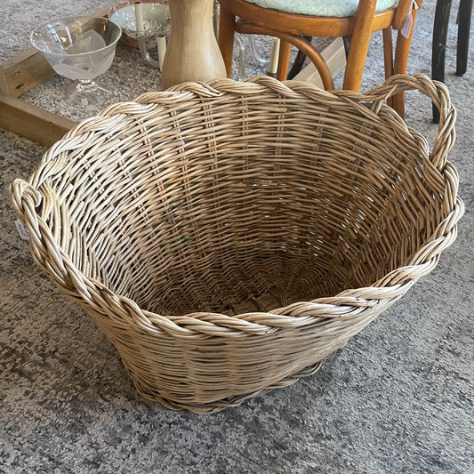 Vintage French Laundry Basket