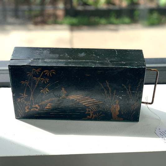 Coraline Vintage Metal Lock Box