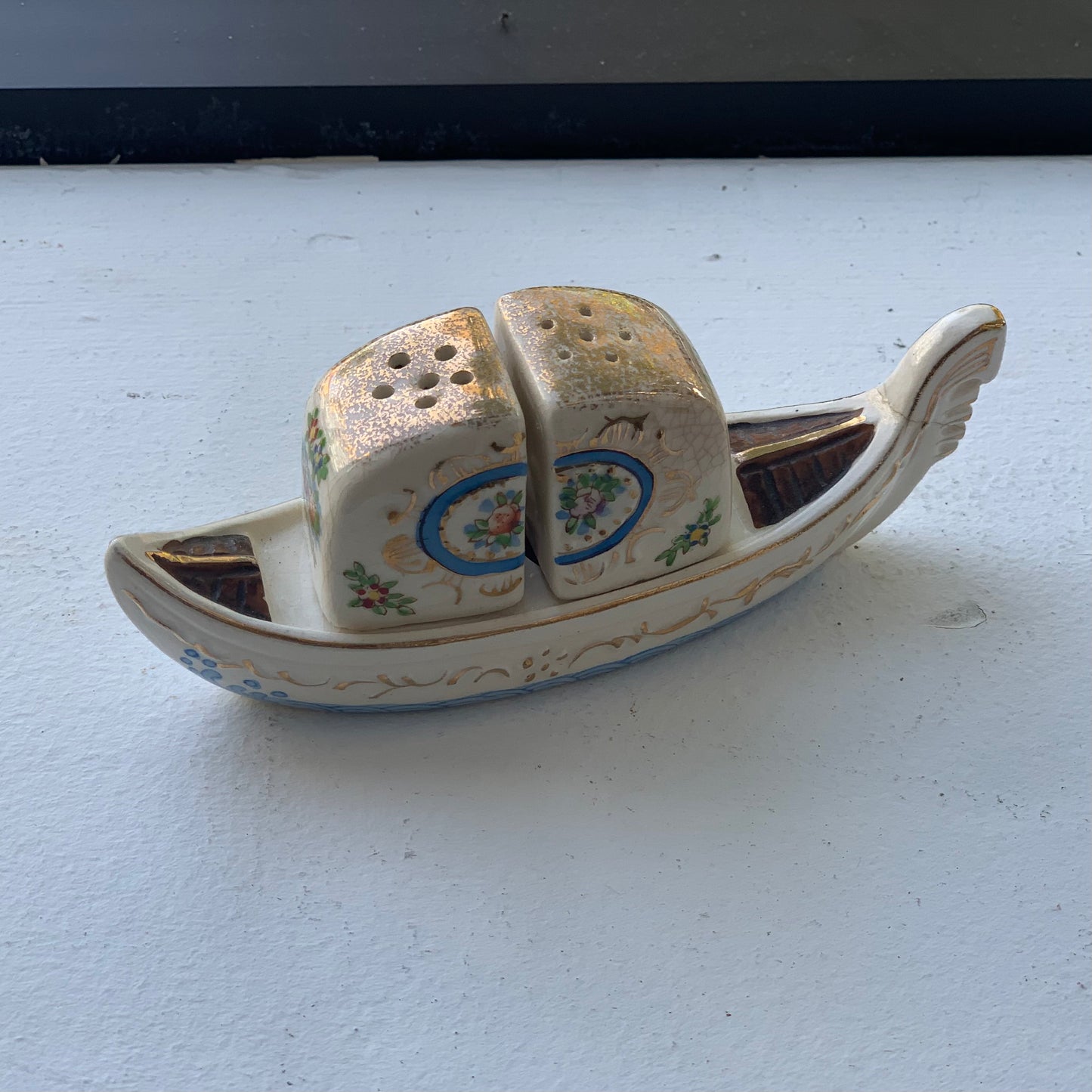 Japanese Gondola Salt + Pepper Shaker Set