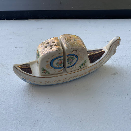 Japanese Gondola Salt + Pepper Shaker Set