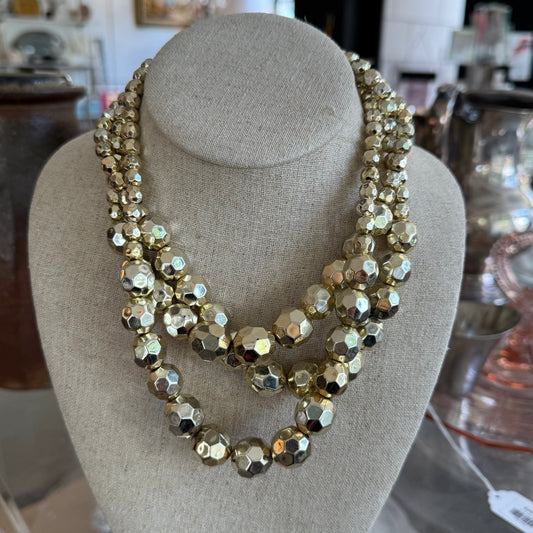 Faceted Disco Choker