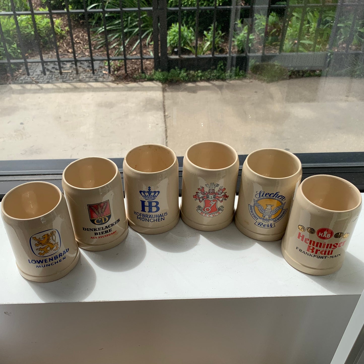 Half Liter Vintage Oktoberfest Mugs