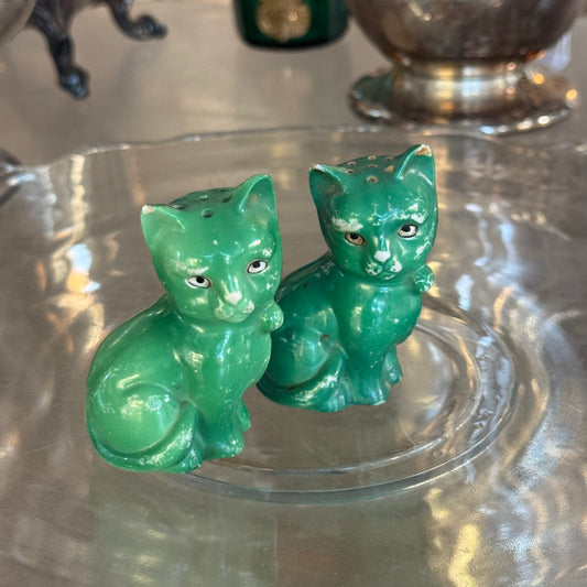 Vintage Kitty Salt and Pepper