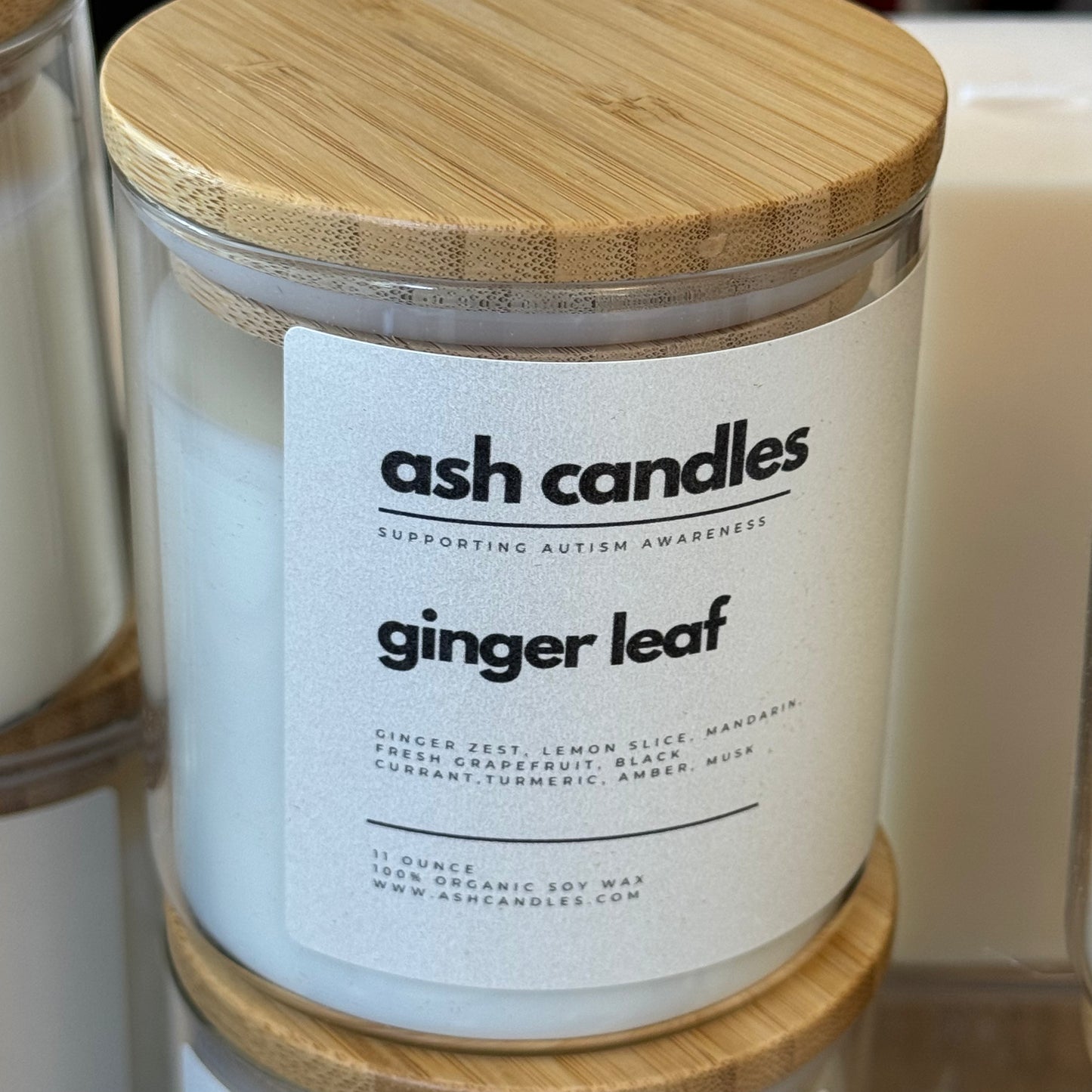 Organic Soy Ash Candles