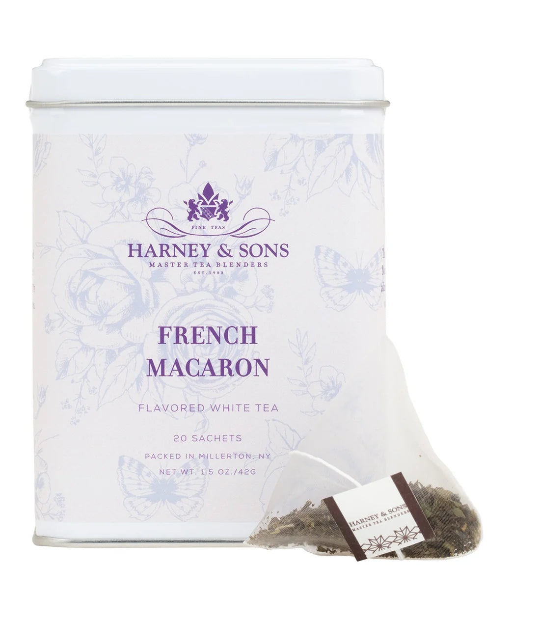 Harney & Sons French Macaron, Tin of 20 Sachets