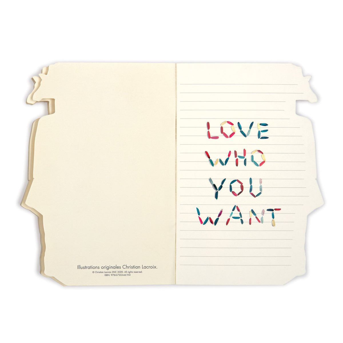 Christian Lacroix Heritage Love Who You Want Notebook