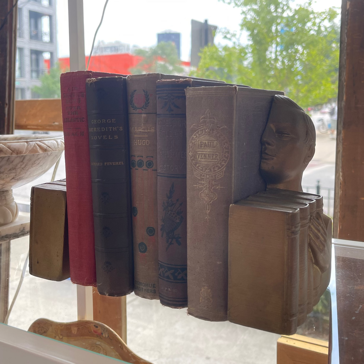 Chalkware Bookends 1945