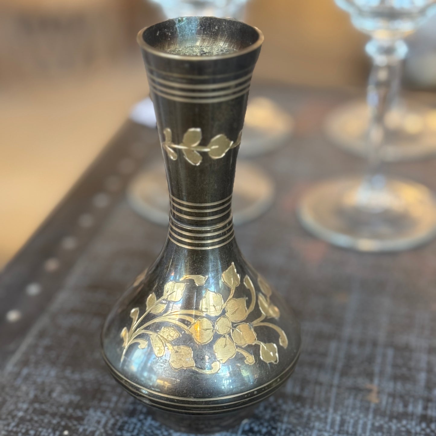 Ema Small Brass Vase