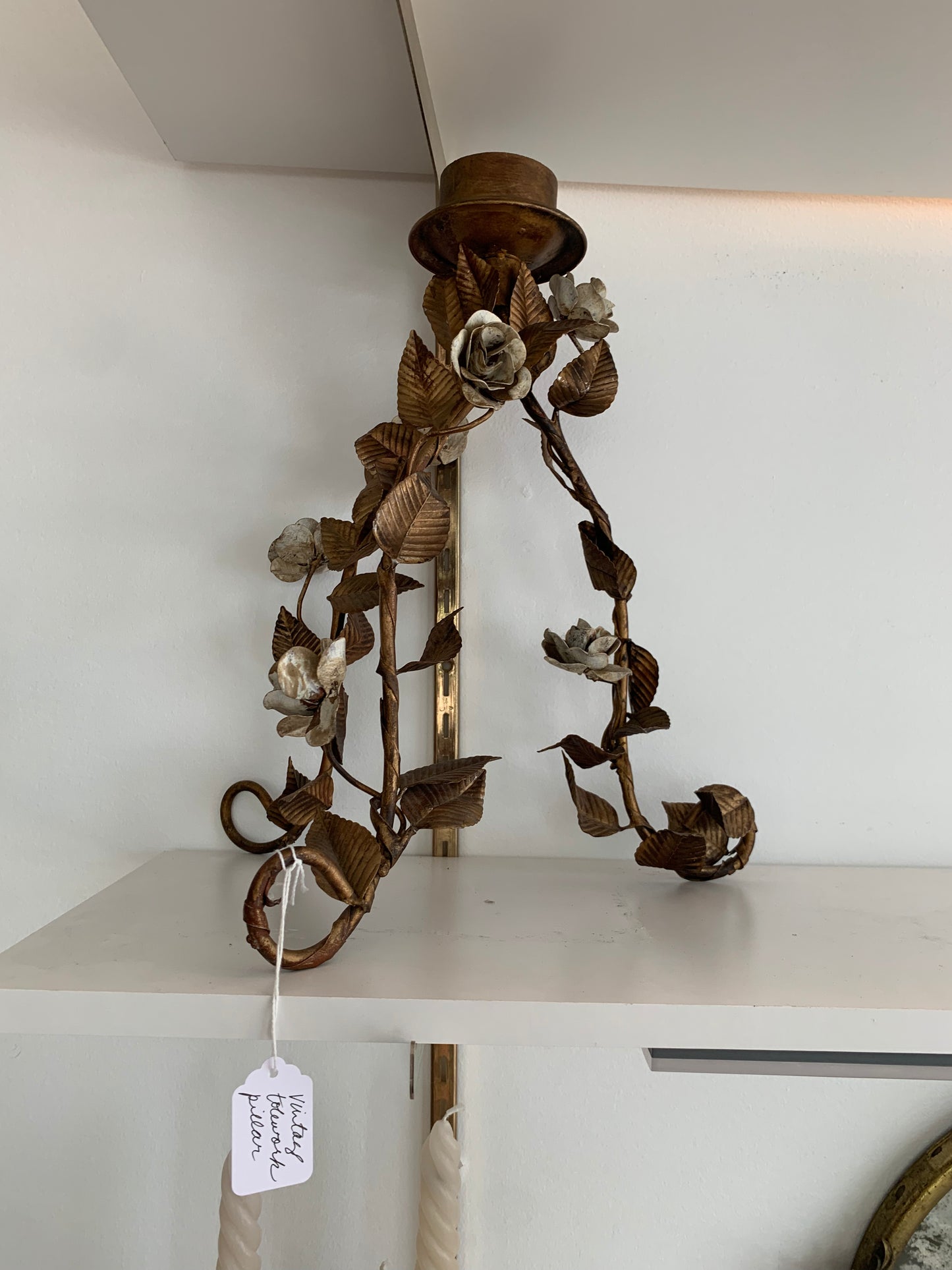 Vintage Tolework Pillar