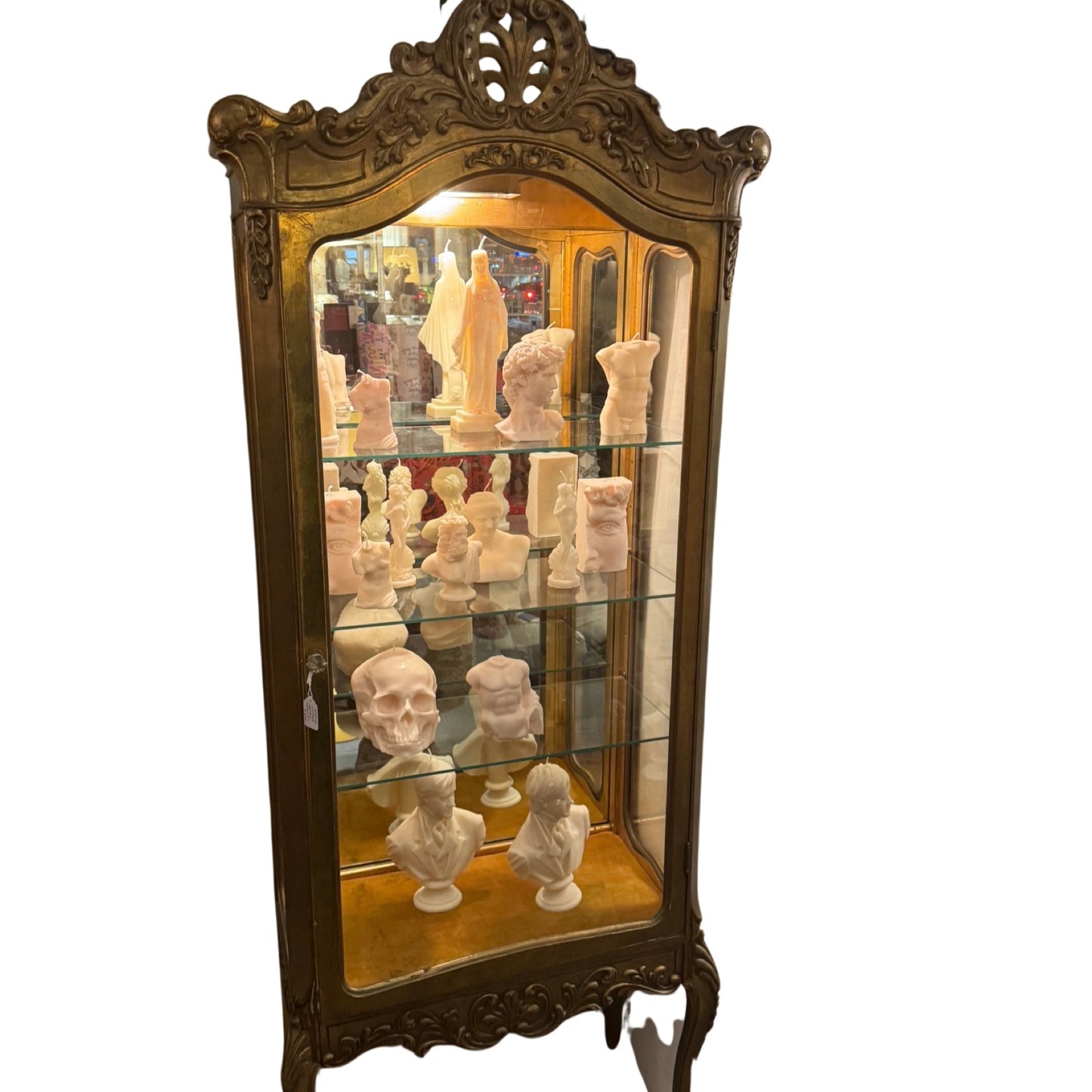Amelie Antique Gold Armoire