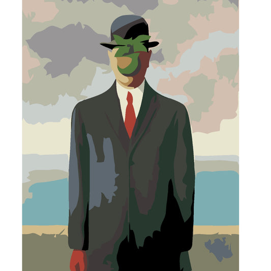 Artwille DIY Paint by Numbers - The Son of Man, level 1