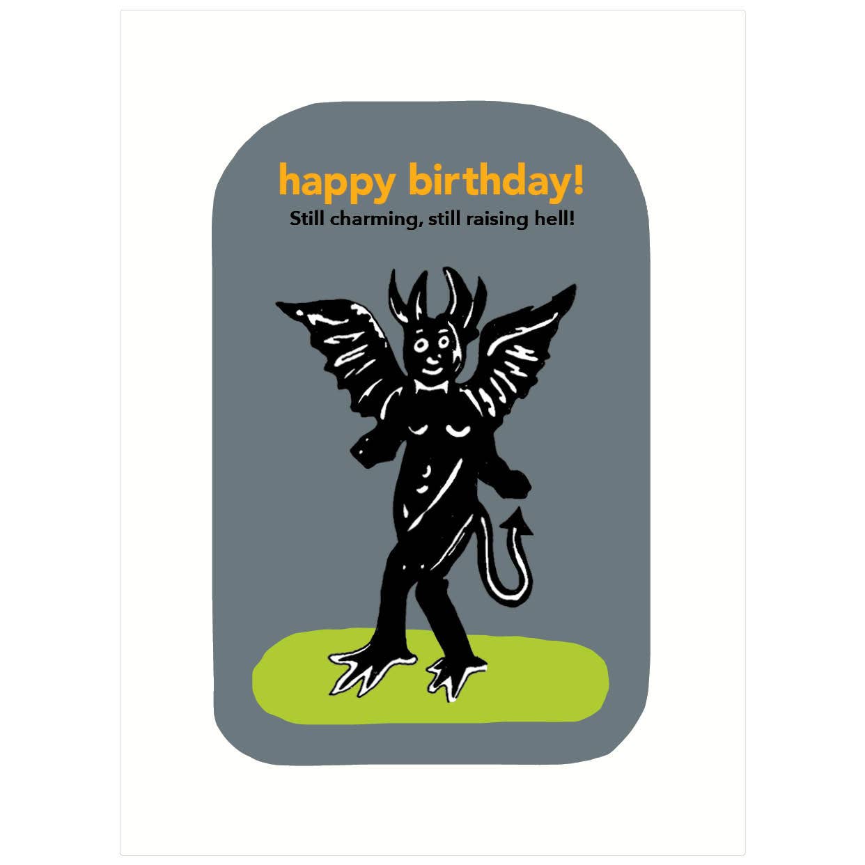 Raising Hell | Birthday Greeting Card: A2