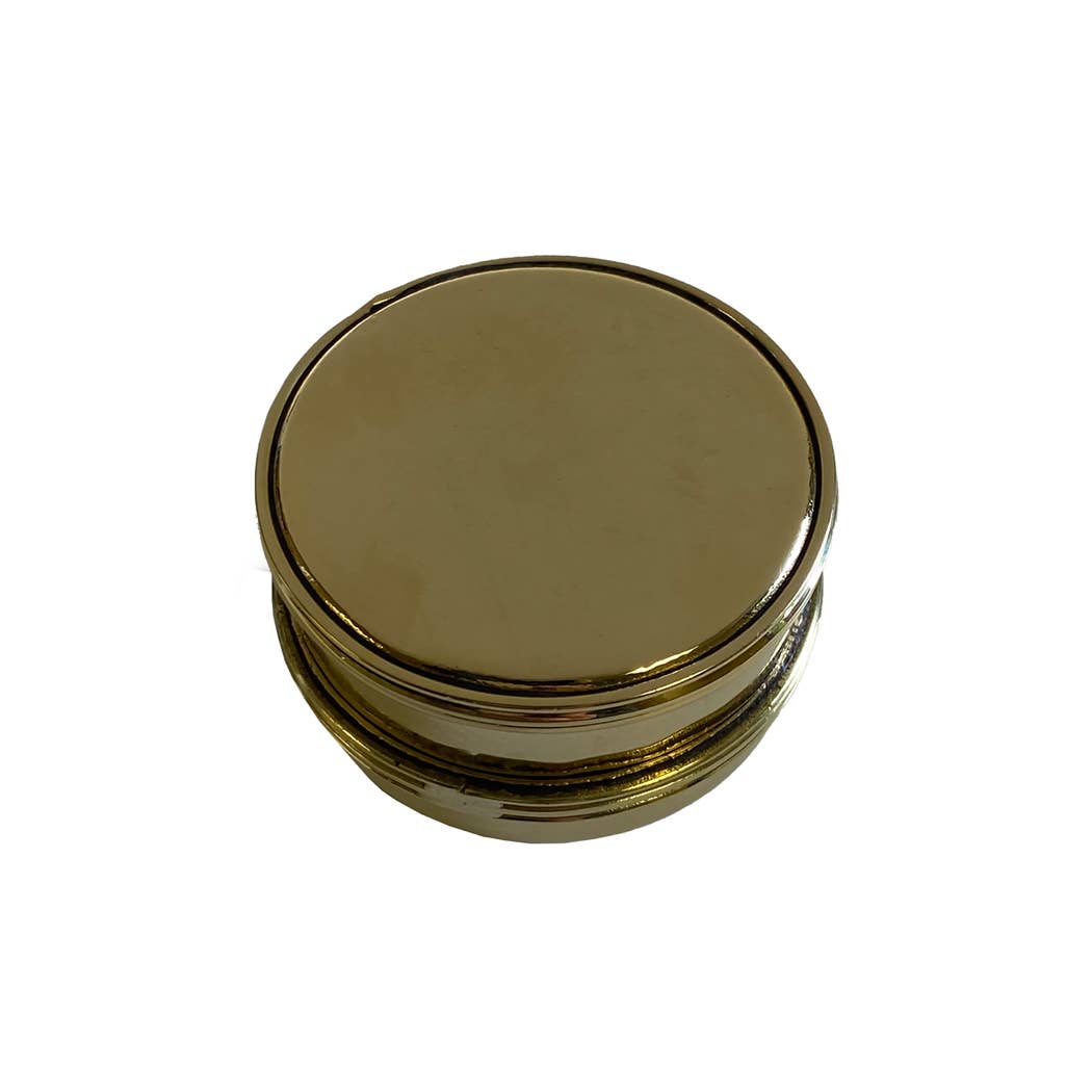 1-5/8" Brass Round Ring or Pill Box