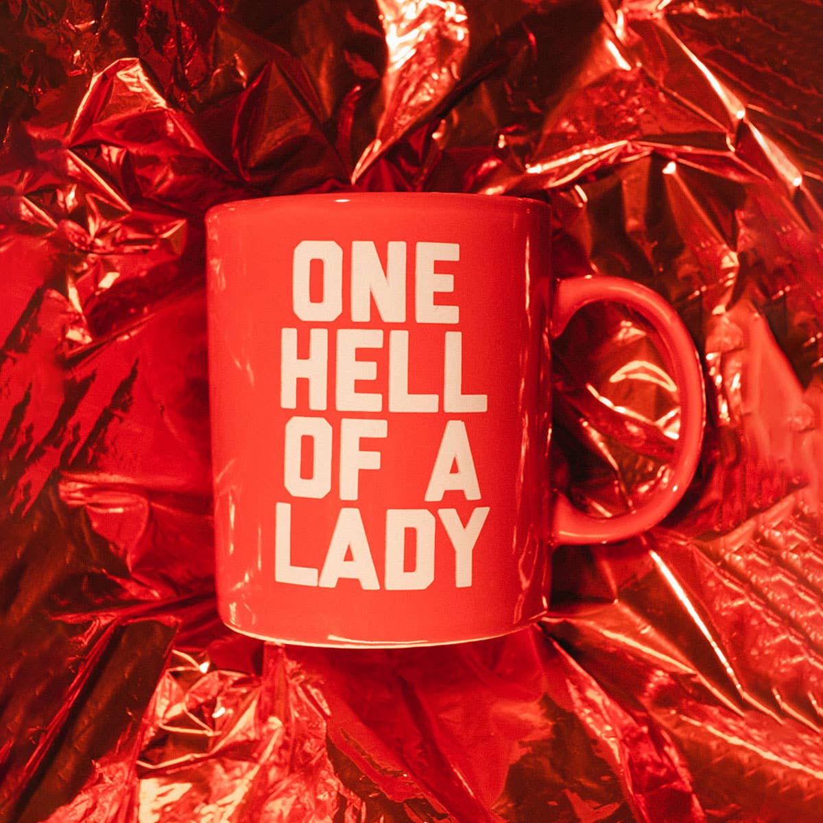 One Hell Of A Lady Mug