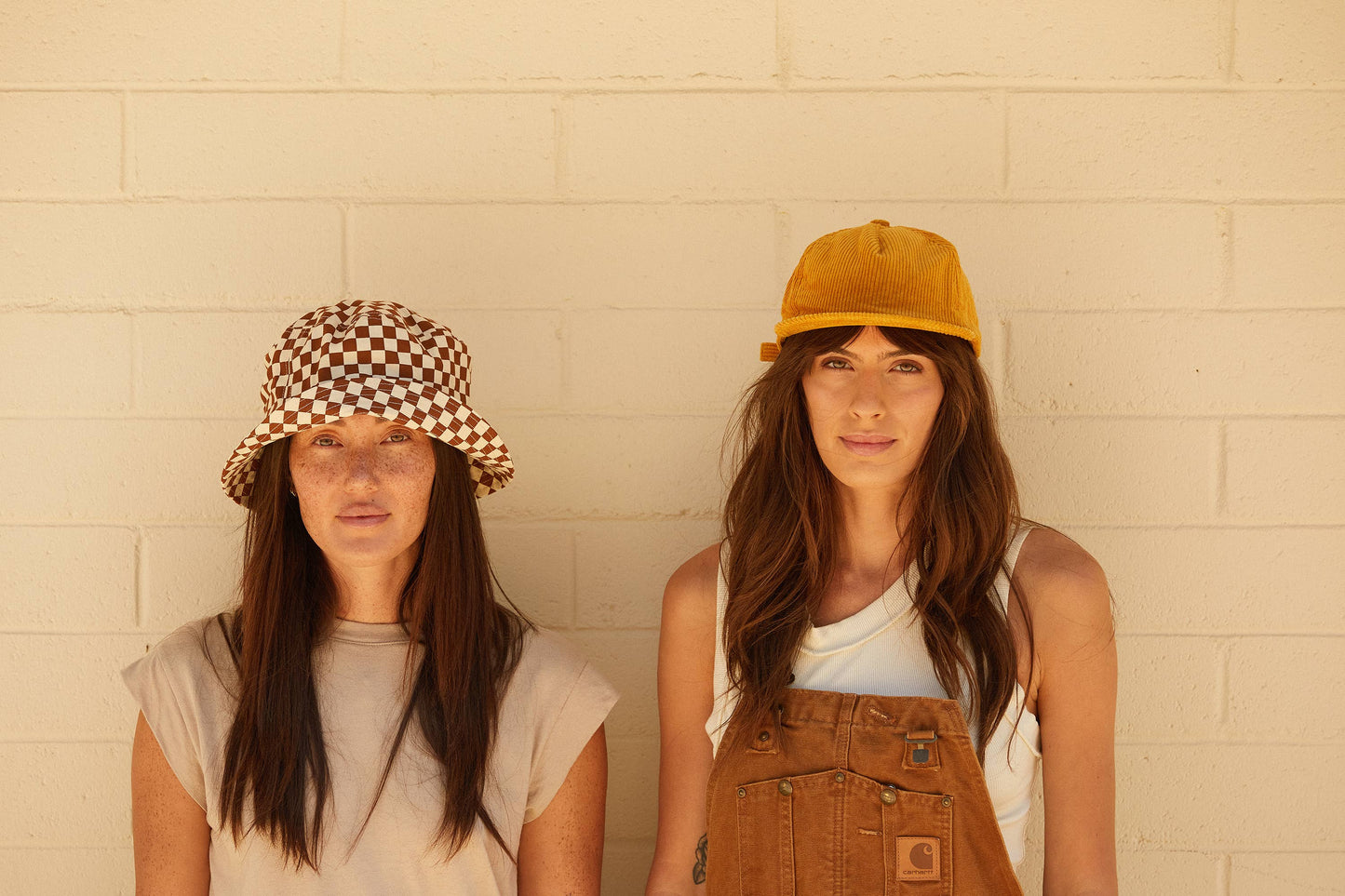 Checkerboard Bucket Hat (+4 colors): Cactus