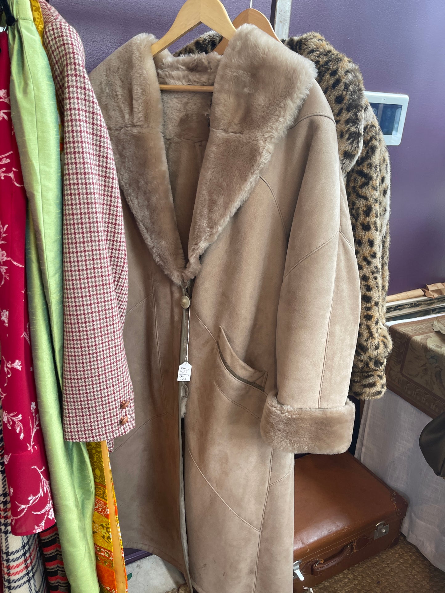 Italian shearling coat