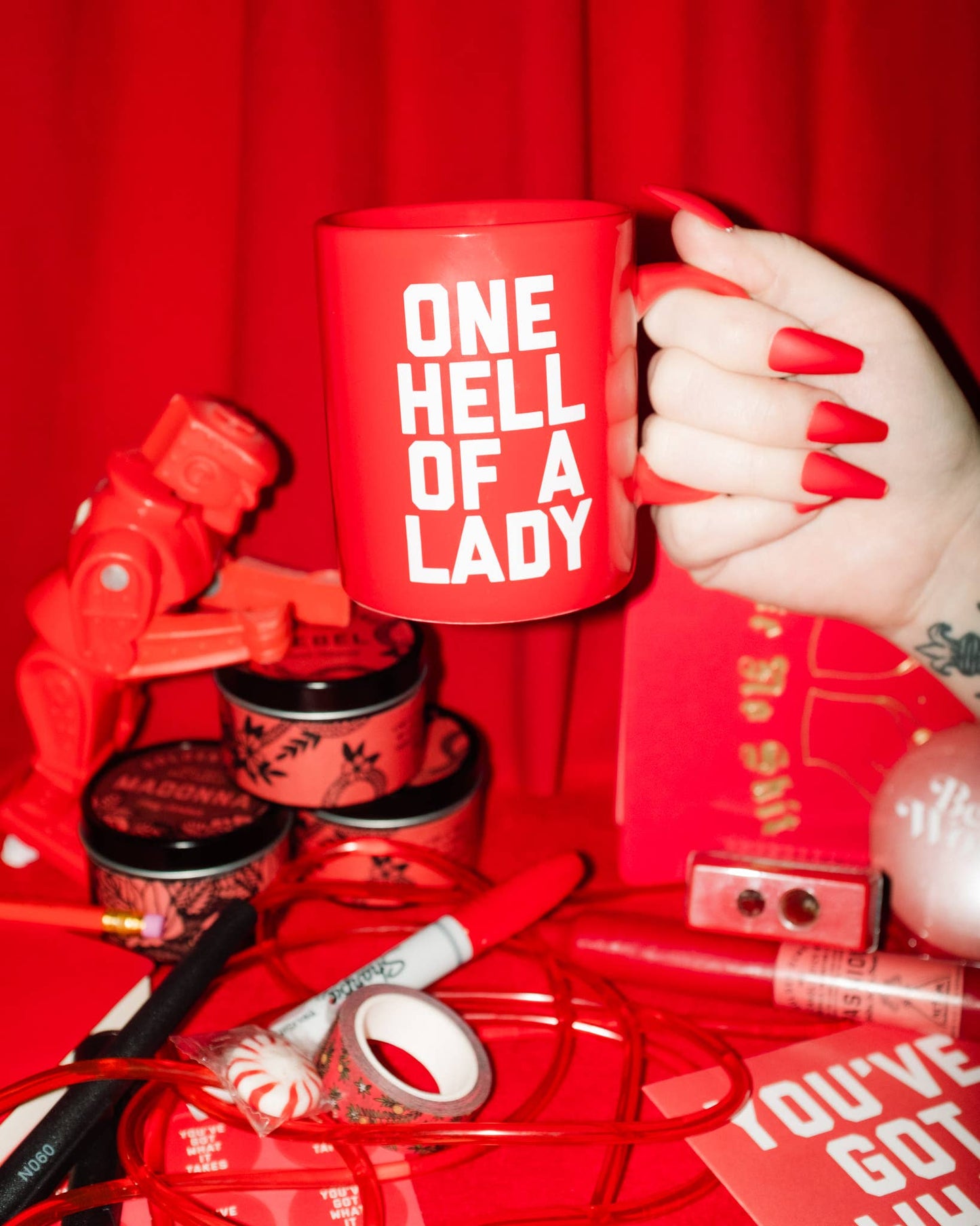 One Hell Of A Lady Mug