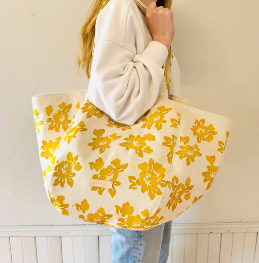 Boho Tote Bag – Helen Rose: Yellow