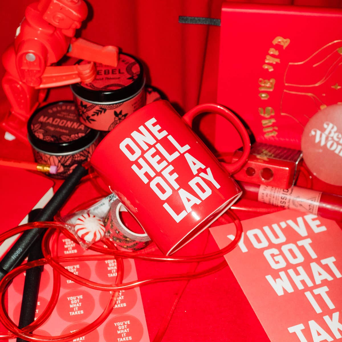 One Hell Of A Lady Mug