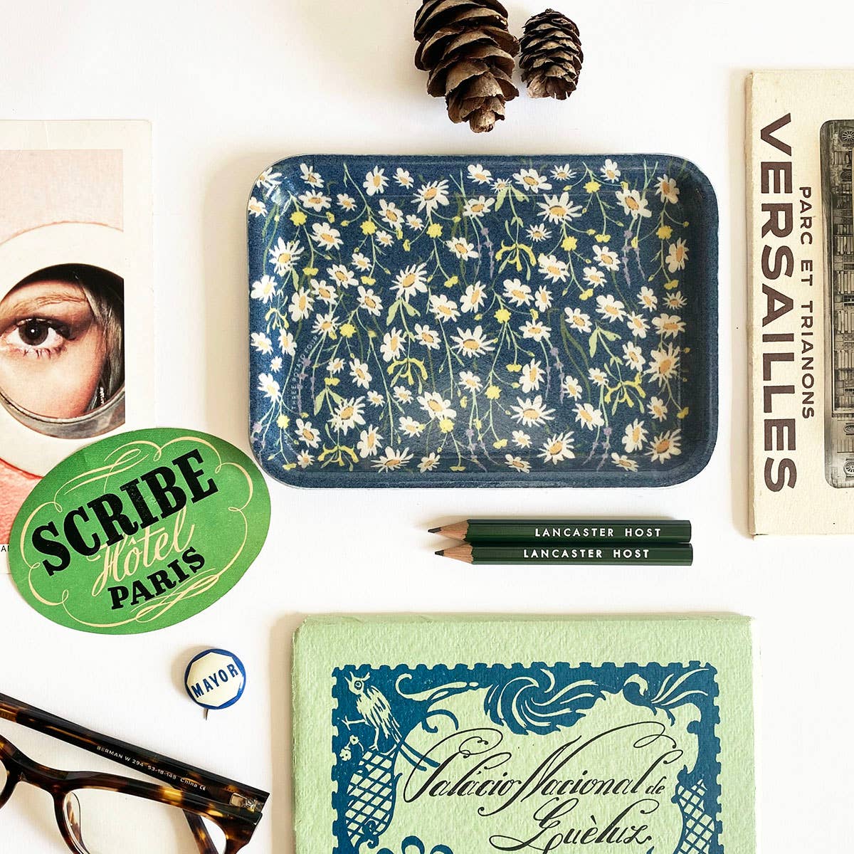 Small Trinket Tray - Daisy Garden