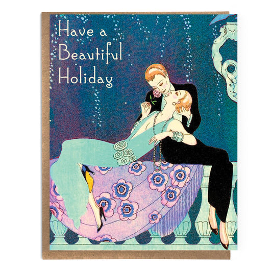 Have a Beautiful Holiday; Vintage Gay Women Holiday Card