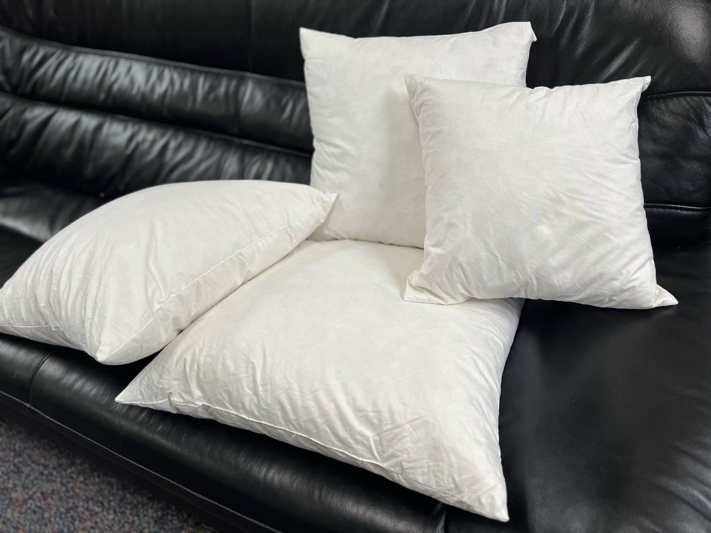 Down Feather Decorative Pillow Inserts - Square: 18X18"
