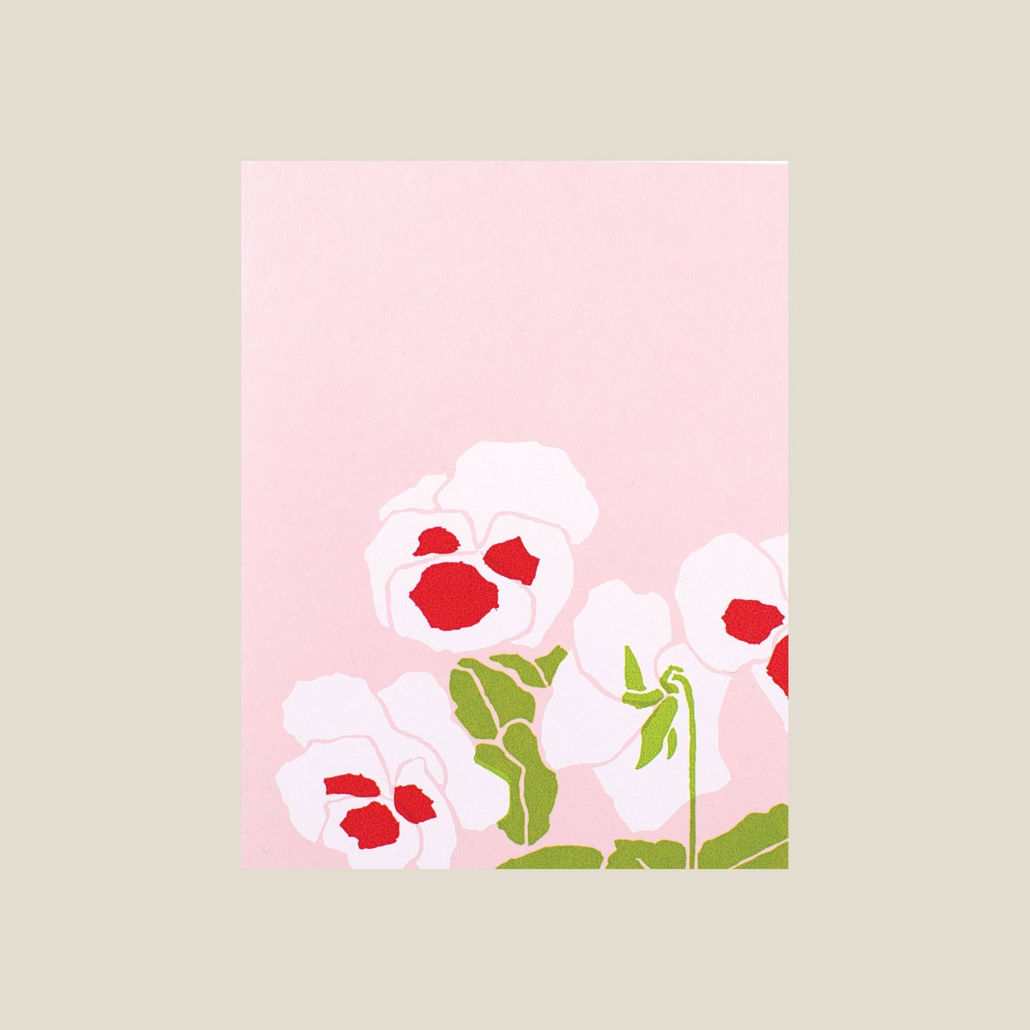 Pansy card