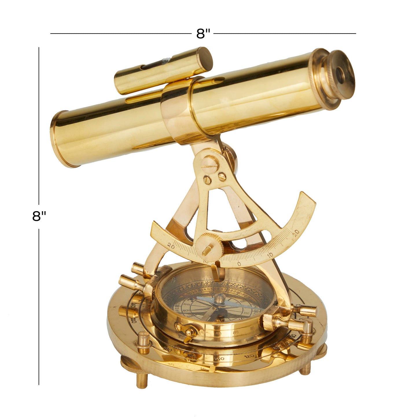 Coastal Brass Metal Telescope