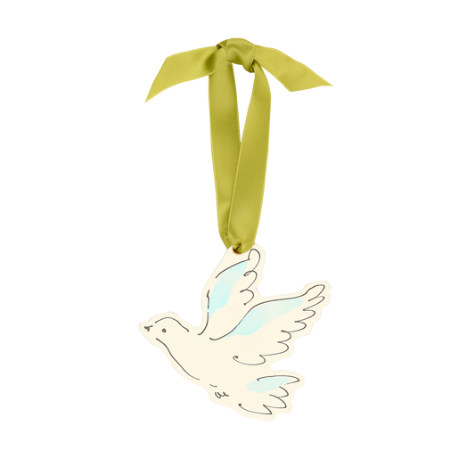 Dove Christmas Decoration / Ornament / Gift Tag