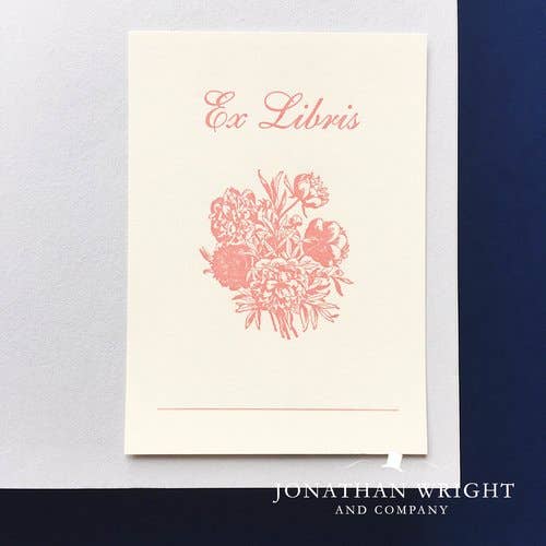 Peony Set of 15 Bookplates