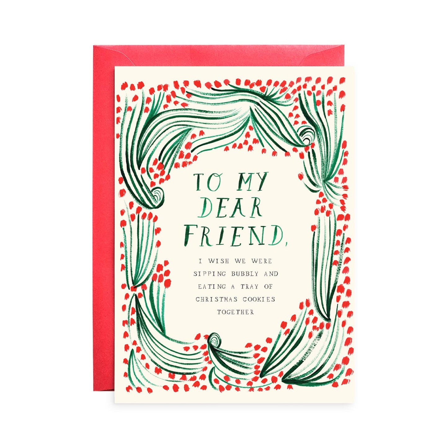 My Friend Pam - Holiday Greeting Card: Single Card