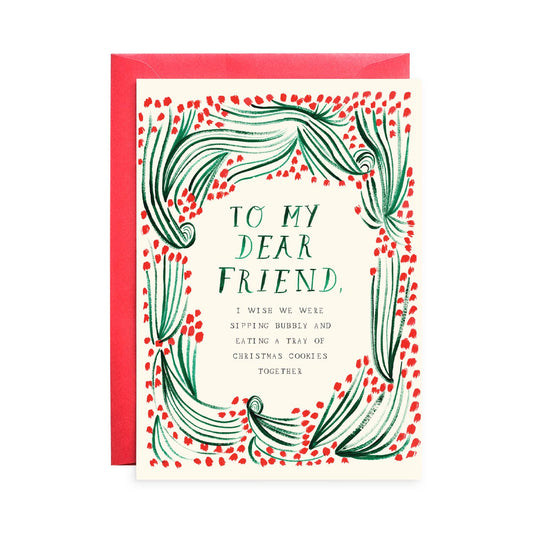 My Friend Pam - Holiday Greeting Card: Single Card