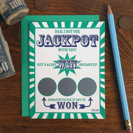 Dad Scratch Off Ticket
