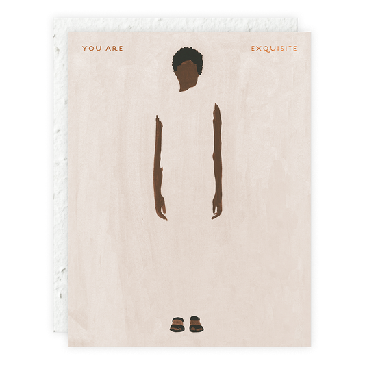 You Are Exquisite - Birthday Card