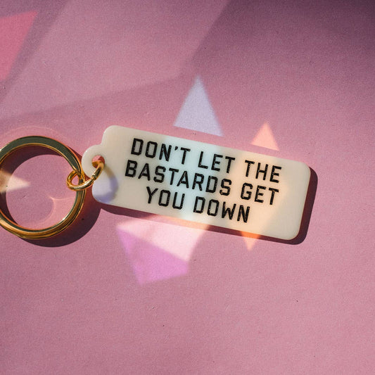 Bastards Rectangle Keychain LP