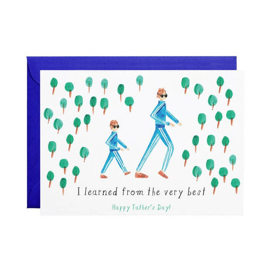 Like Father, Like Son - Greeting Card