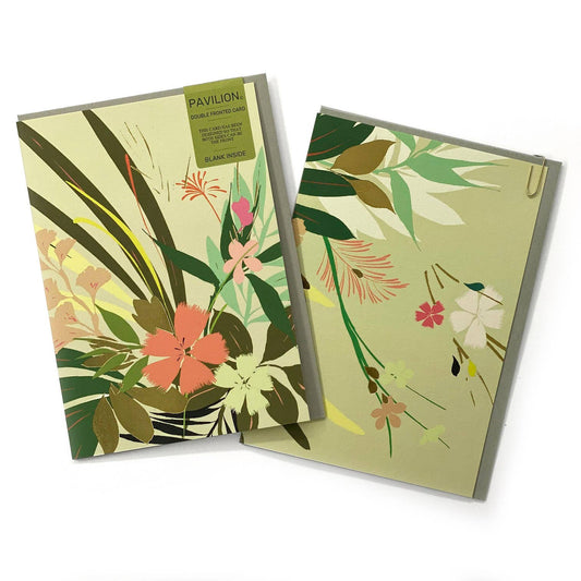 ‘Pistachio’ Double Fronted Greeting Card