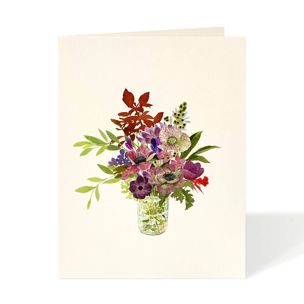 Farmer's Bouquet - Flower Garden Card