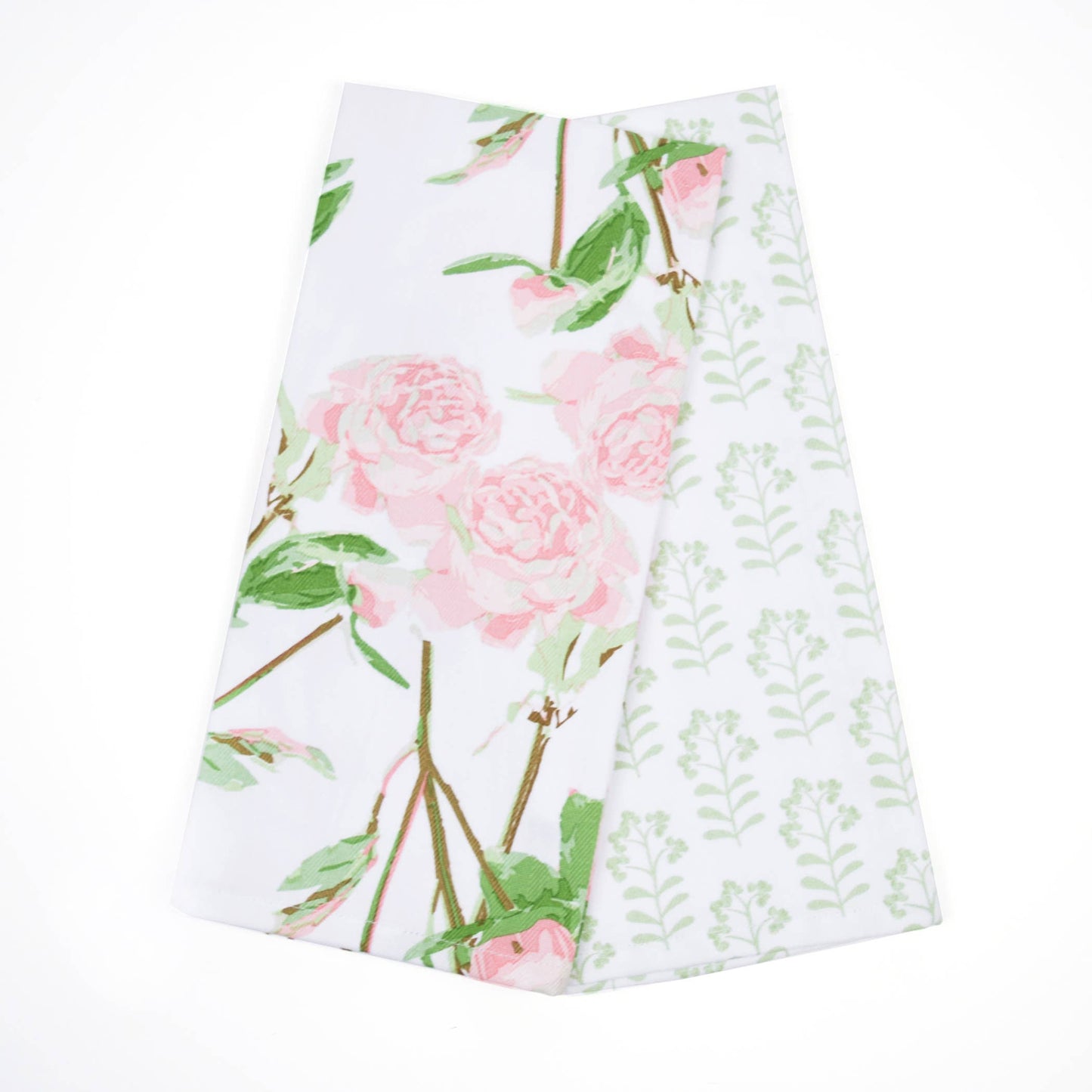 Peonies Printed Kitchen Towel Set