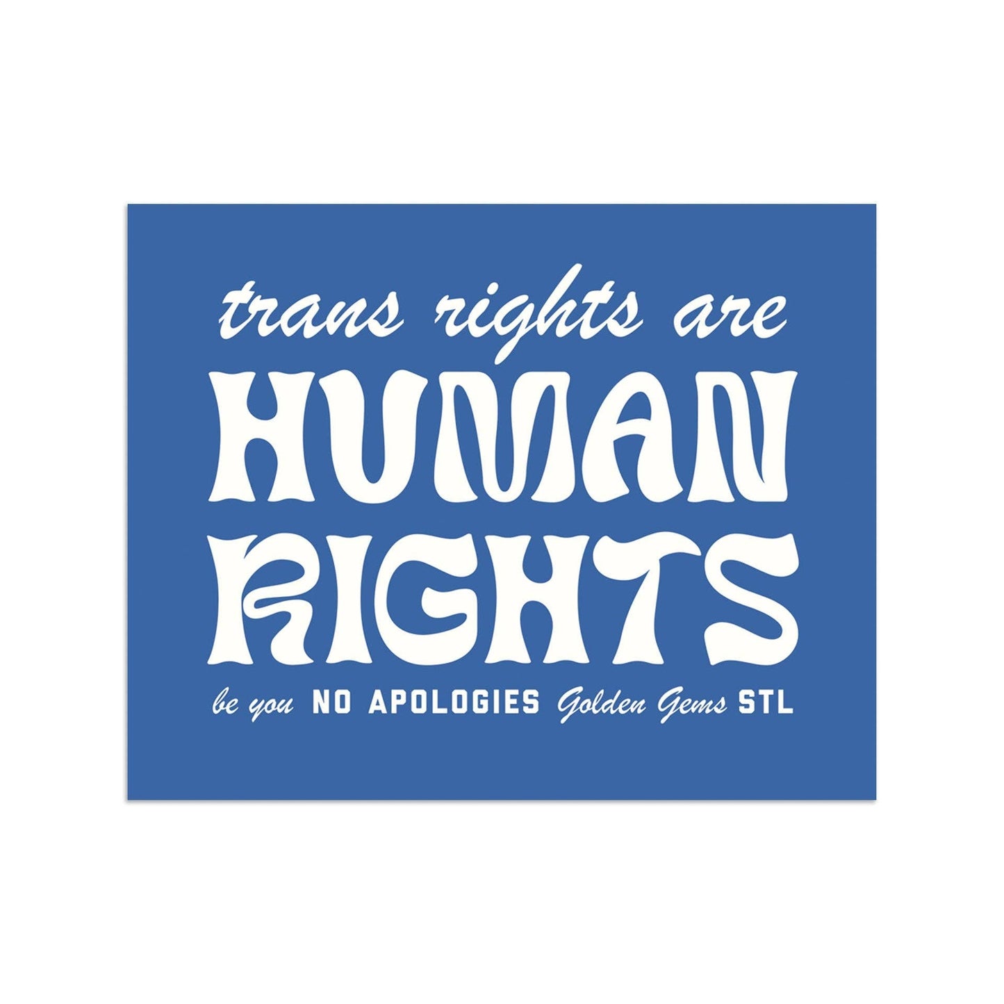 Trans Rights are Human Rights Sticker