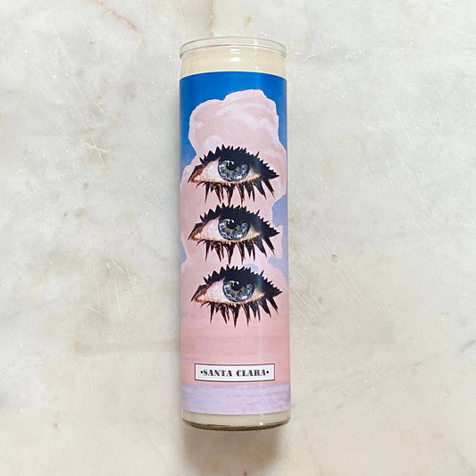 Santa Clara Altar Candle