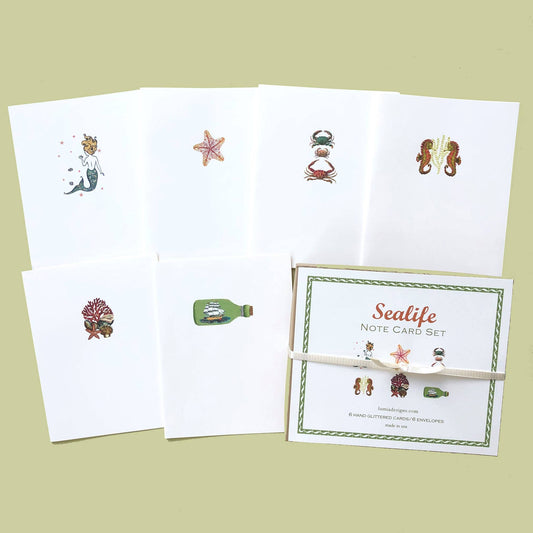 Sea-life Notecard Set