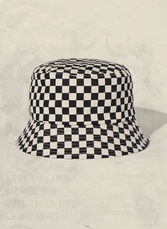 Checkerboard Bucket Hat (+4 colors): Black