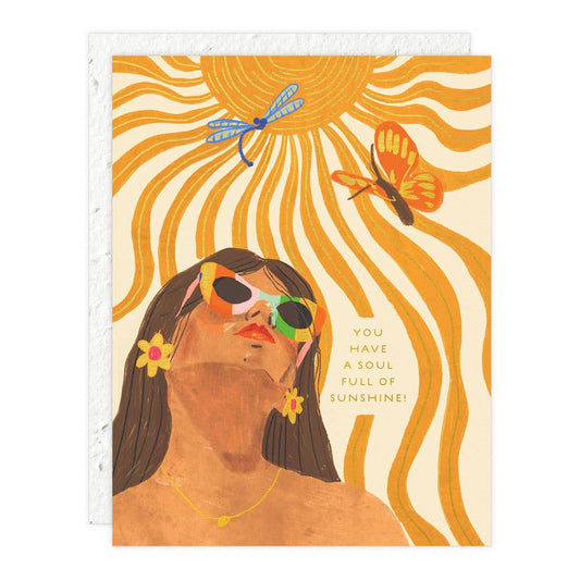 Sunshine Soul - Love + Friendship Card pop