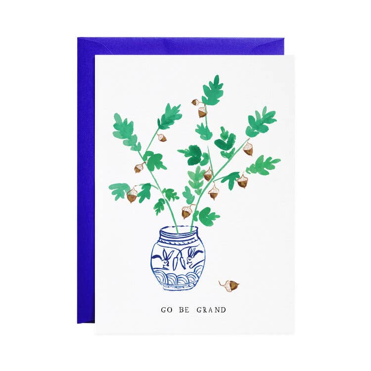 Go Be Grand - Greeting Card