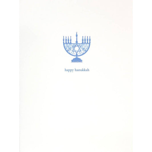 Menorah Hanukkah Card